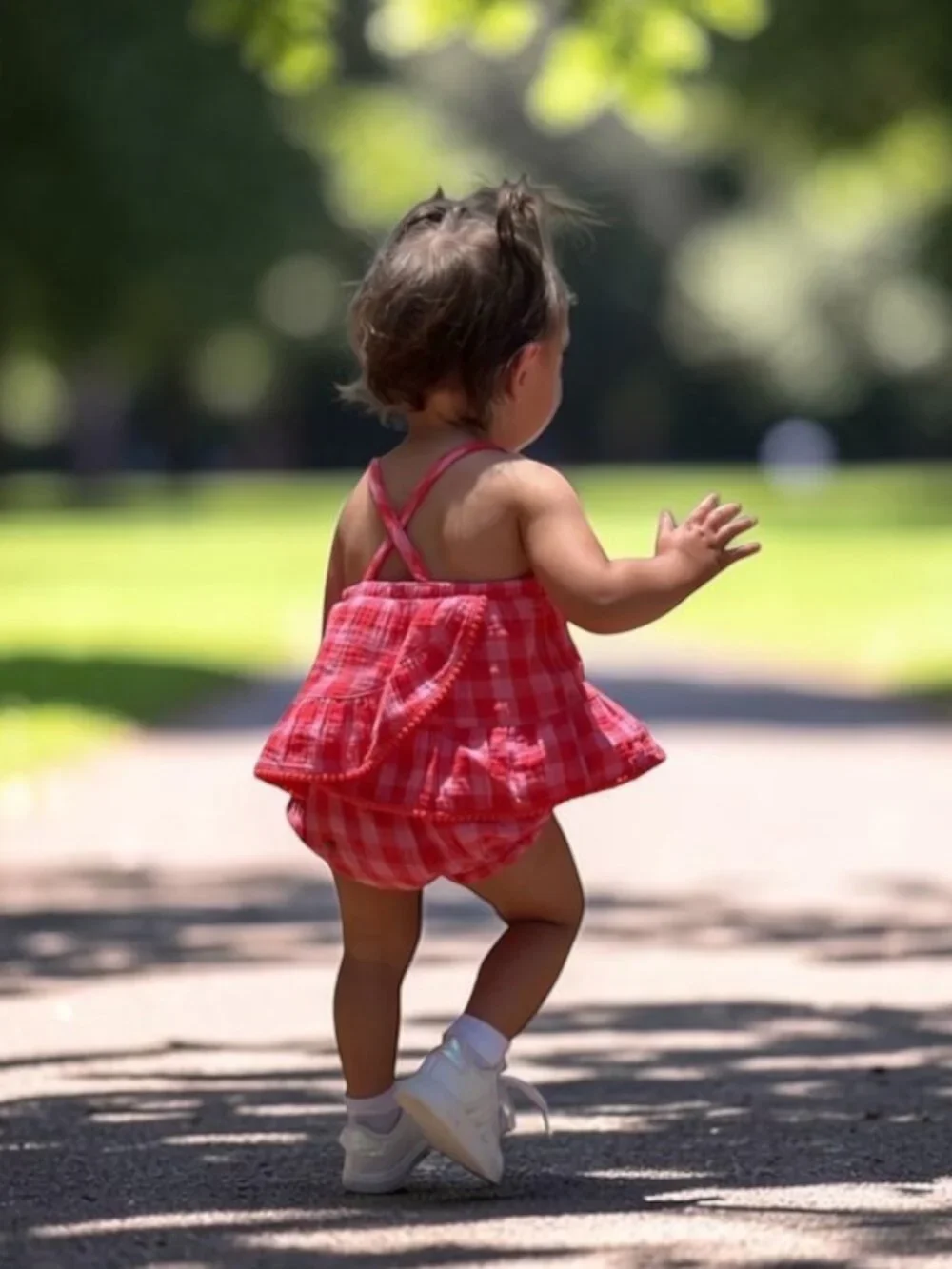Cat & Jack 2-Piece Girl's Toddler's Ruffled Romper Set Reds/Pinks Size 12M